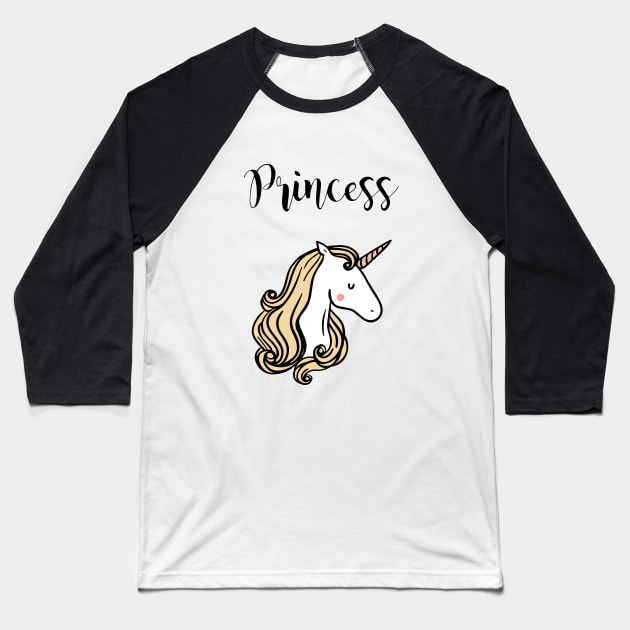 Princess Palalula Women Is Unicorn Birtday Unicorn Horse Baseball T-Shirt by huepham613